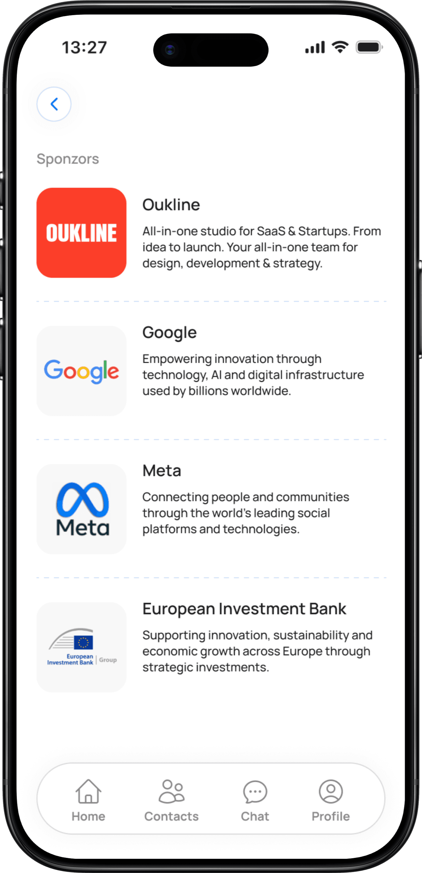 An image of Freelio's budget ui