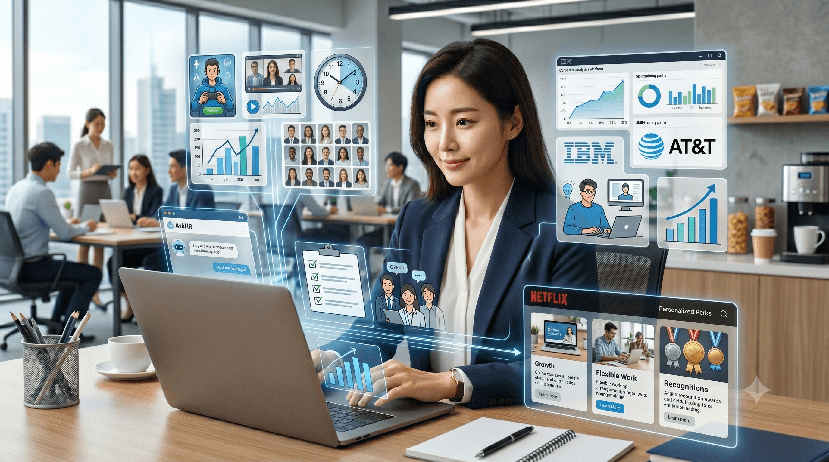[글로벌 HR 트렌드] 글로벌 기업들은 HR에 어떻게 AI를 적용할까요? | 유니레버, IBM, AT&T, 세일즈포스, 넷플릭스, 한국 기업 HR