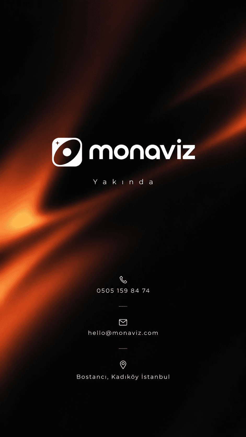 Monaviz Yakında — 0505 159 84 74, hello@monaviz.com, Bostancı, Kadıköy İstanbul