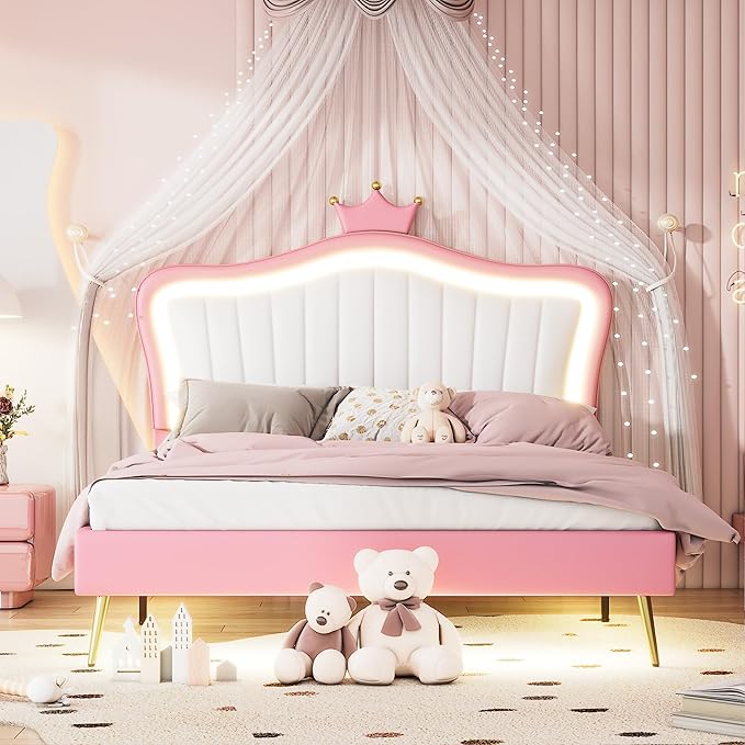 Optimize your space with the queen size princess bed, perfect for work or relaxation.