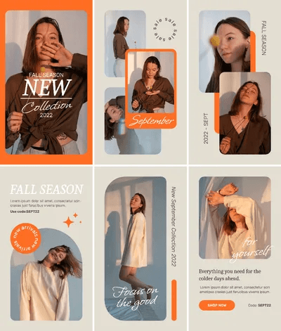 New Fashion Collection Promo 6 Instagram Story Templates