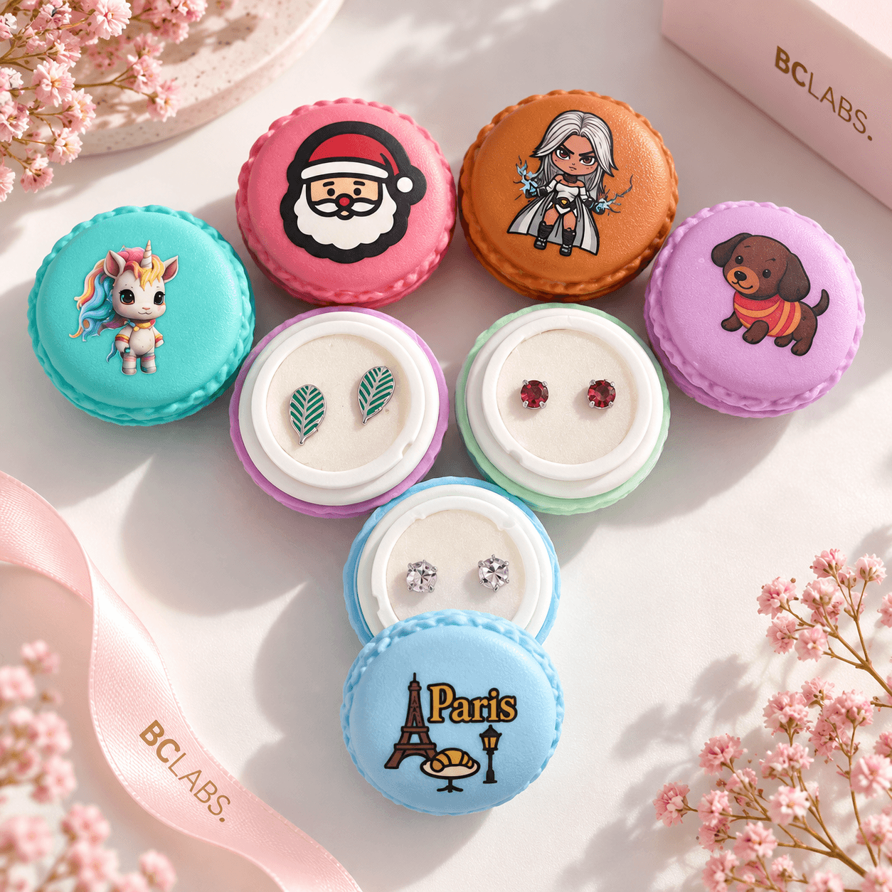 BCLABS Macarons jewelry collection