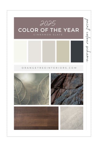 025 Paint Color of the Year Benjamin Moore Cinnamon Slate