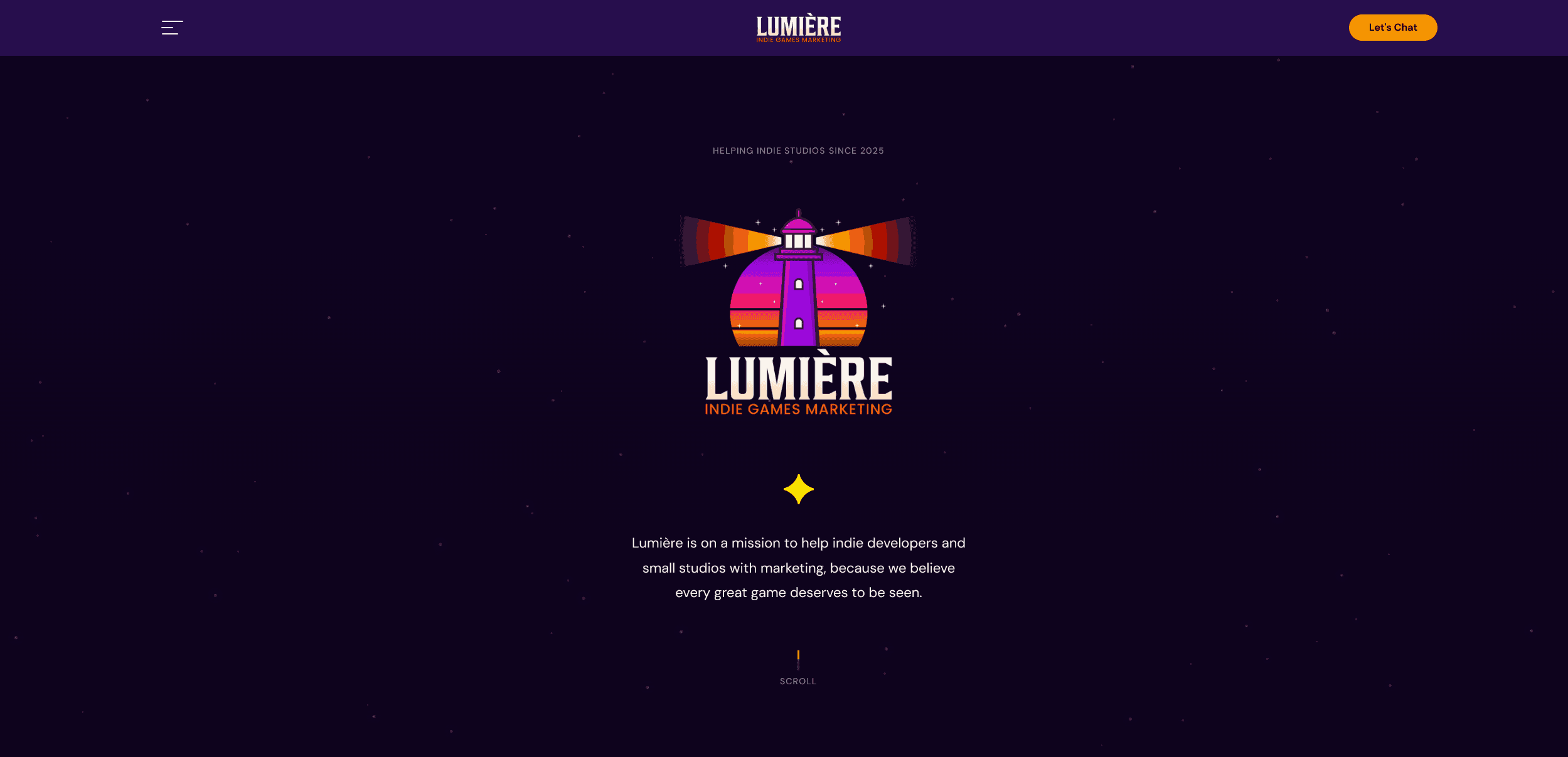 Lumiere Hero Section