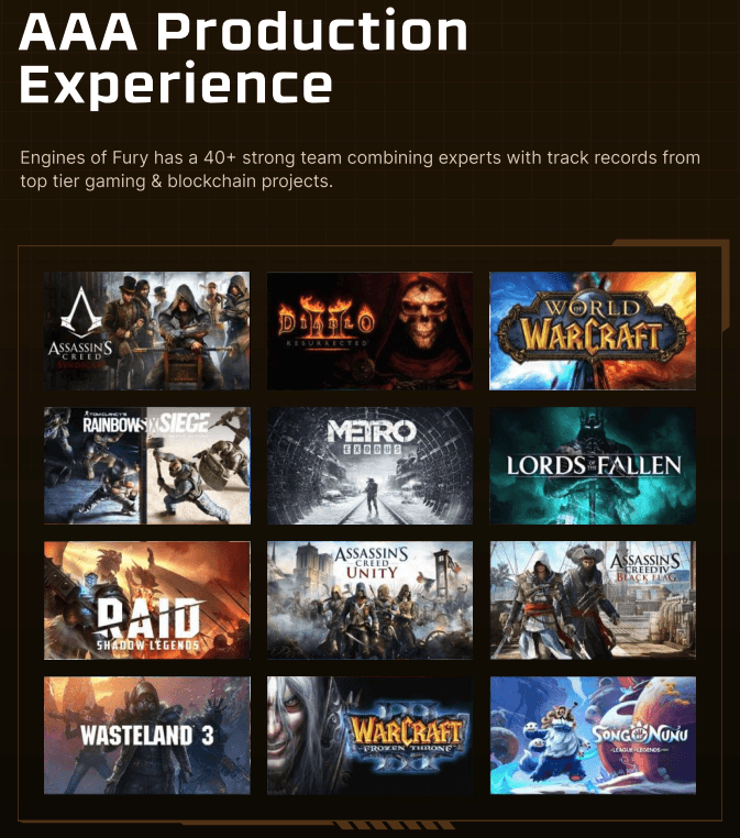 A list of games made by the Engines of Fury team