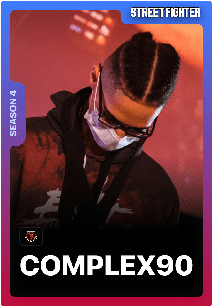 COMPLEX90 Street Fighter 6 esports competitor available for live staking on 1v1Me
