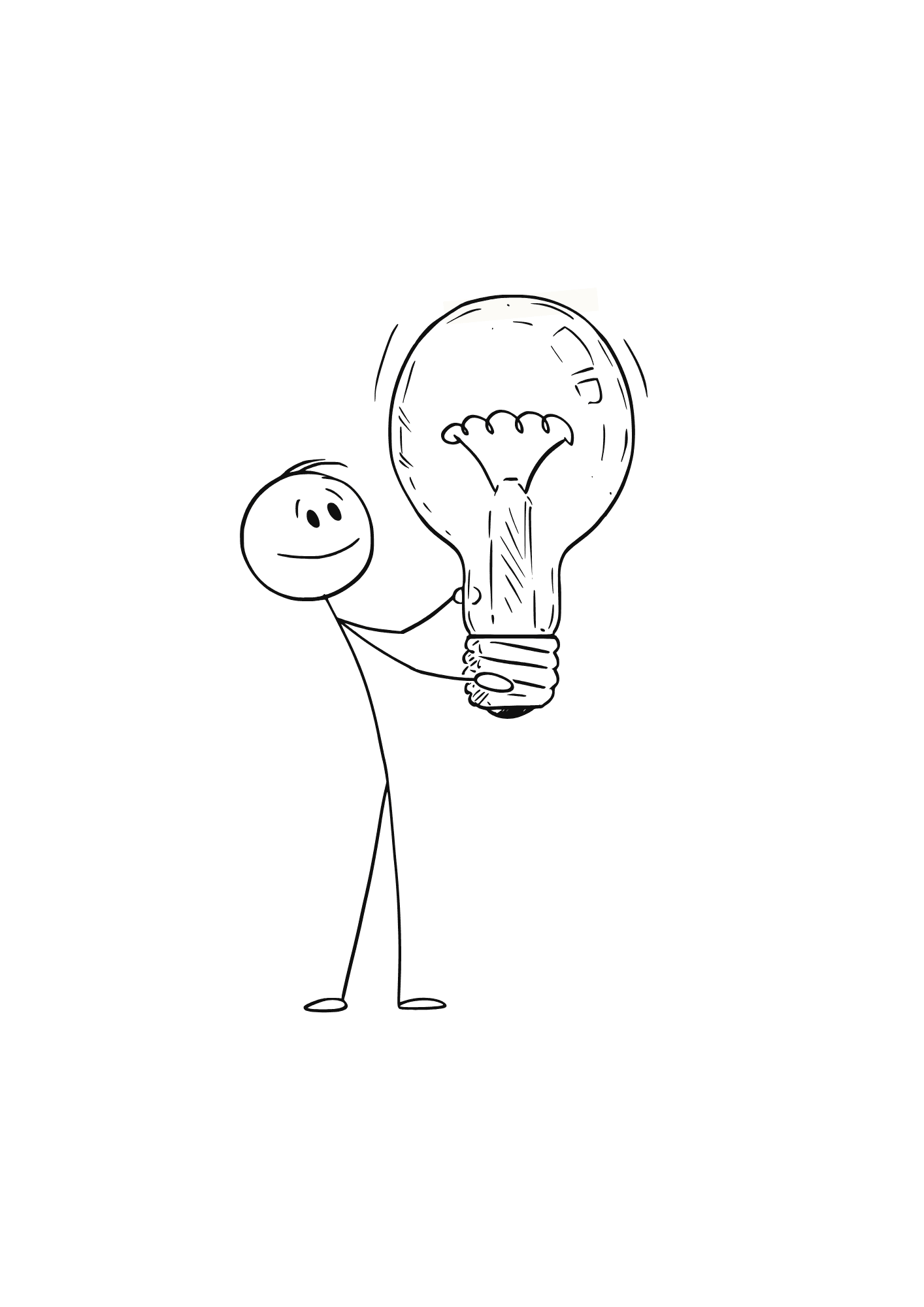 Portrait of portfolio creator – back view