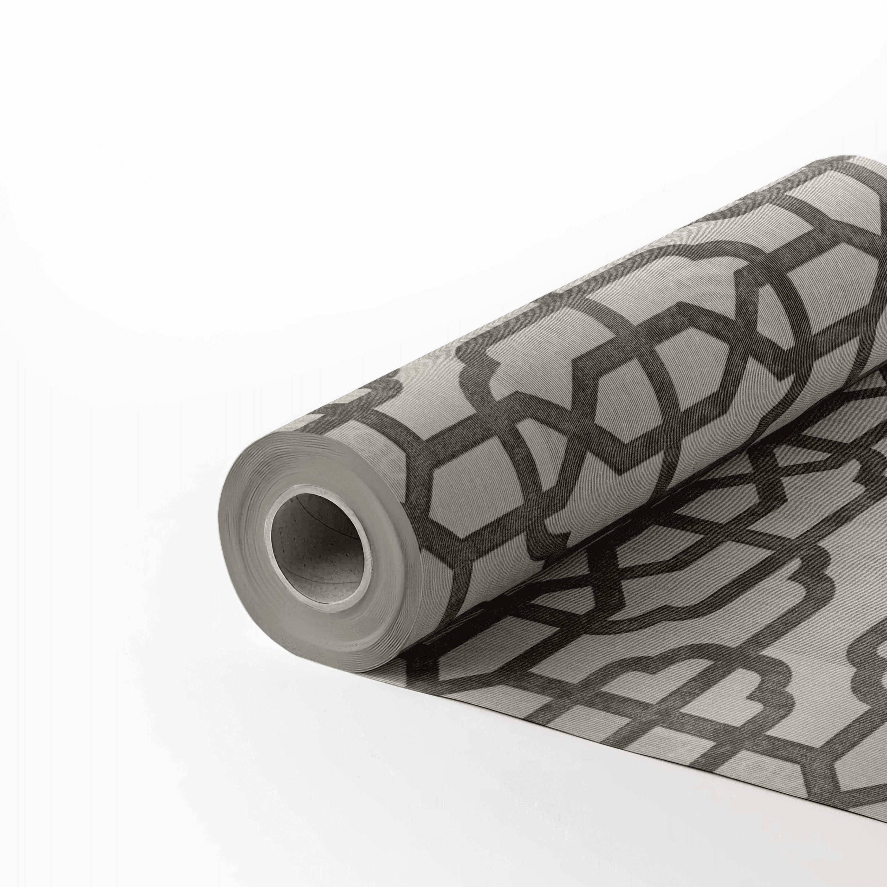 Tecido Acquasummer impermeável estampado Geometrico Cinza 514