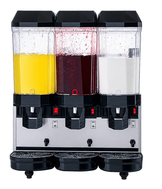 Distributeur de boissons froides triple 3x20L (+5/+10°C)