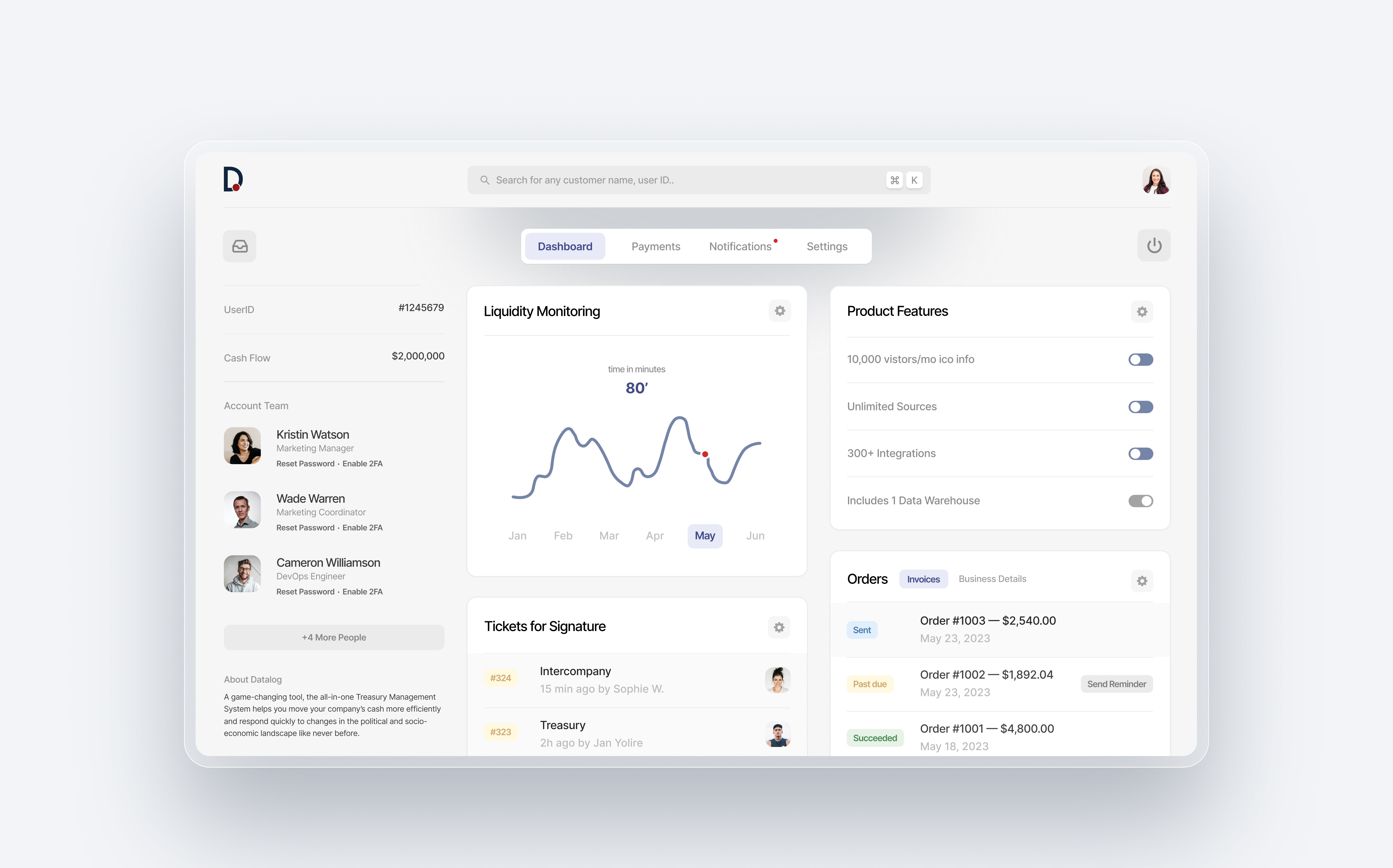 Datalog Branding Webpage