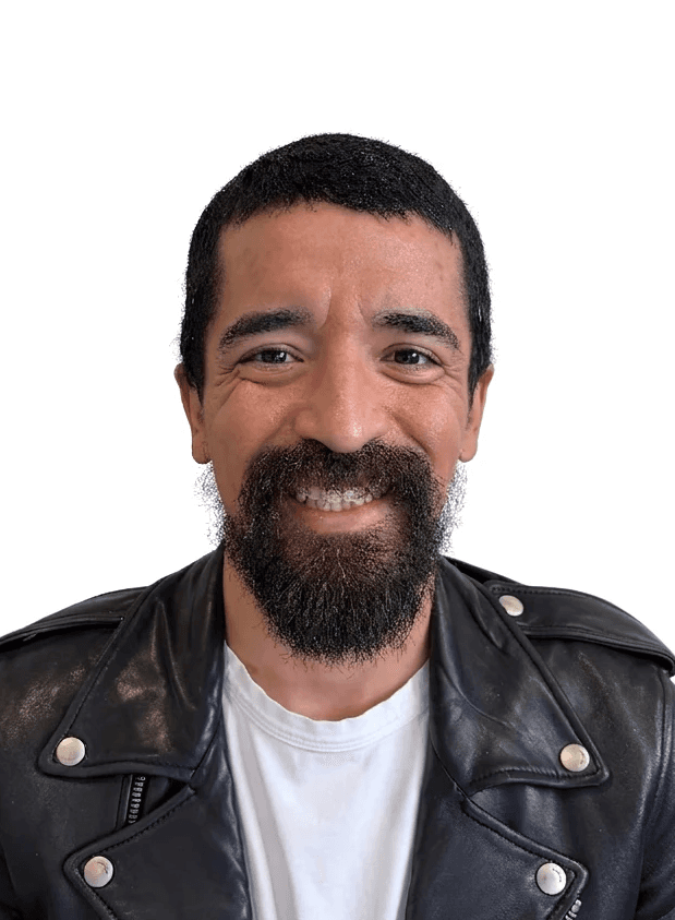 Close-up portrait of a person