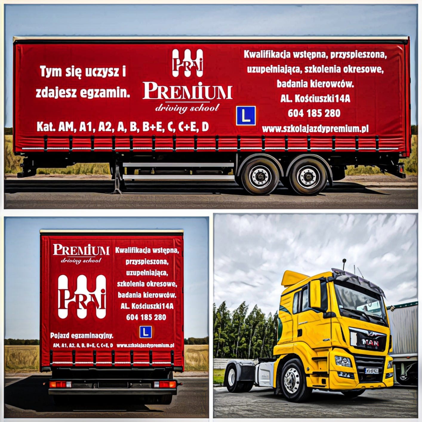 szkoła jazdy Częstochowa kurs kat. C oraz C+E OSK Premium