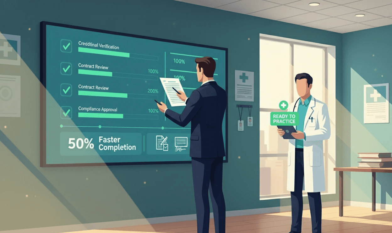 Faster Physician Onboarding