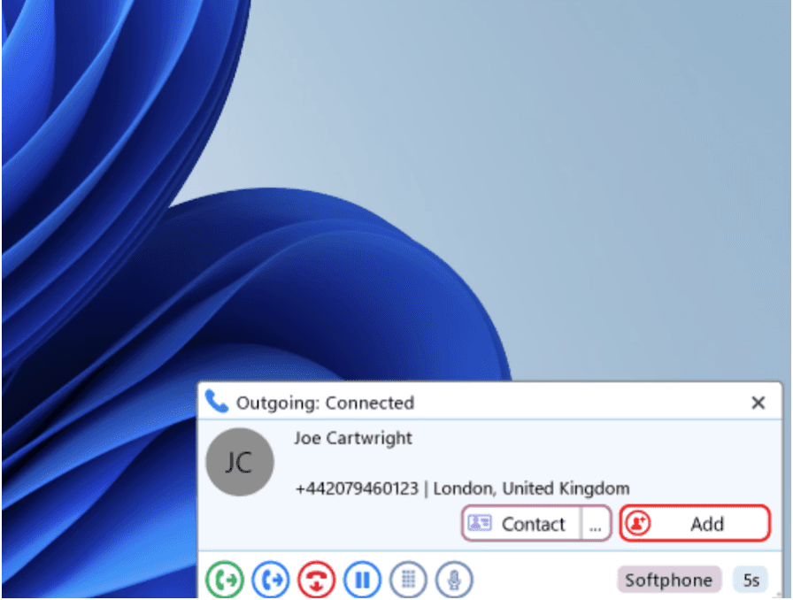 Salesforce Contact page