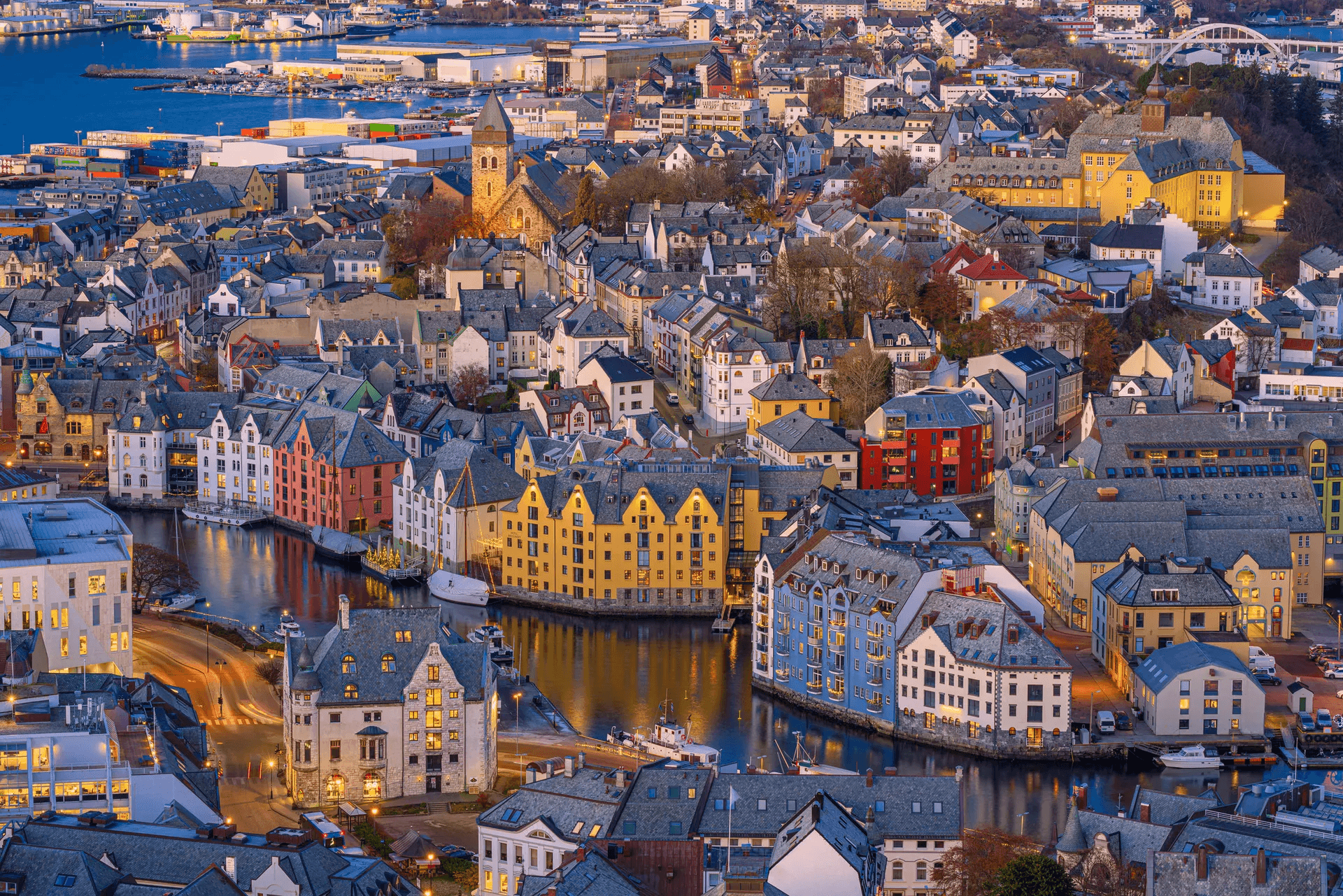 Photographic view of Norway