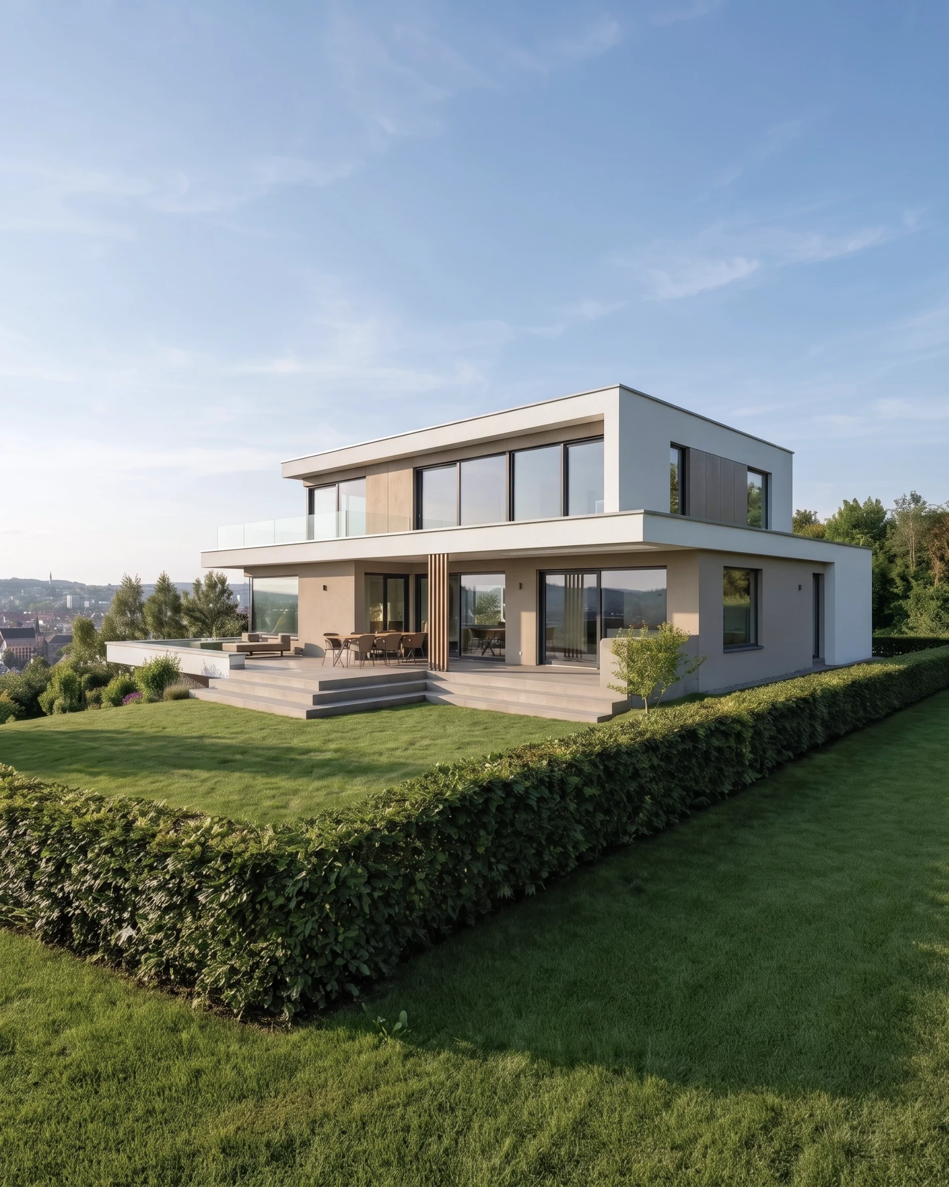 Villa F Gartenansicht