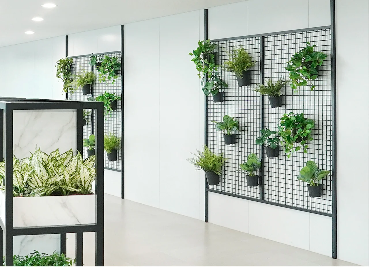 도청 로비 실내조경