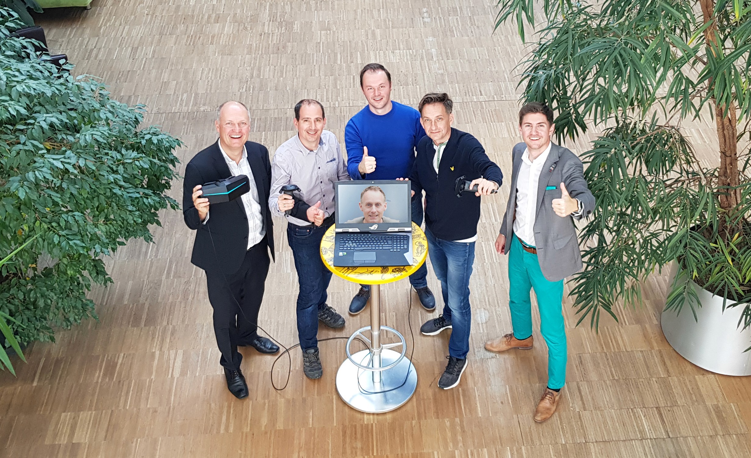 Projektteam Virtual Reality FACC