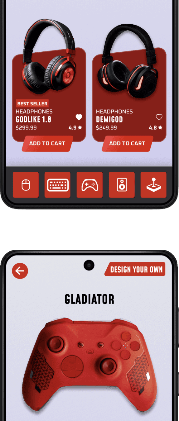 Home Screen - Custom