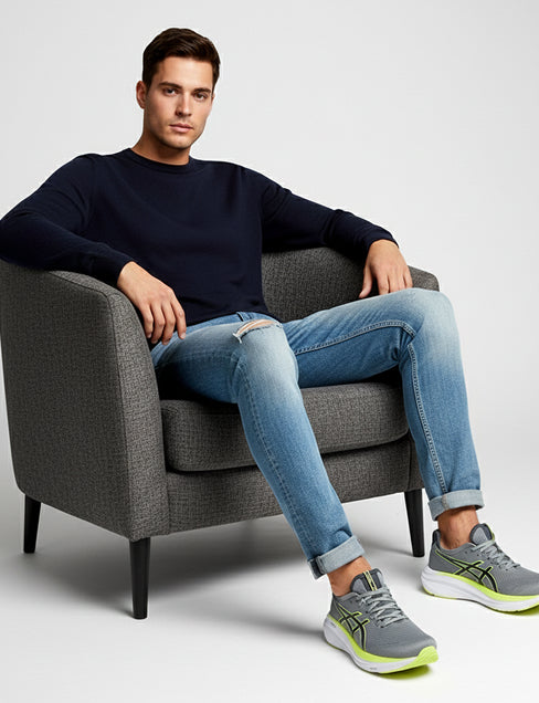 An image where a person wearing the product