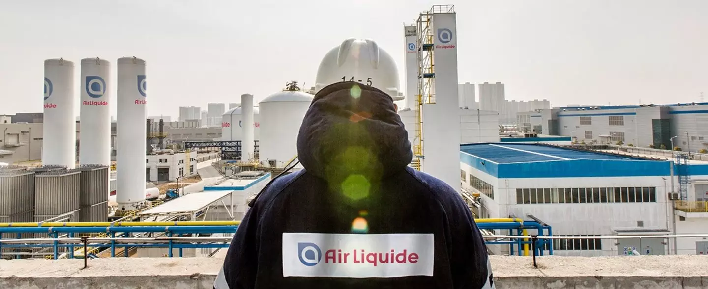 rebranded plant of air liquide