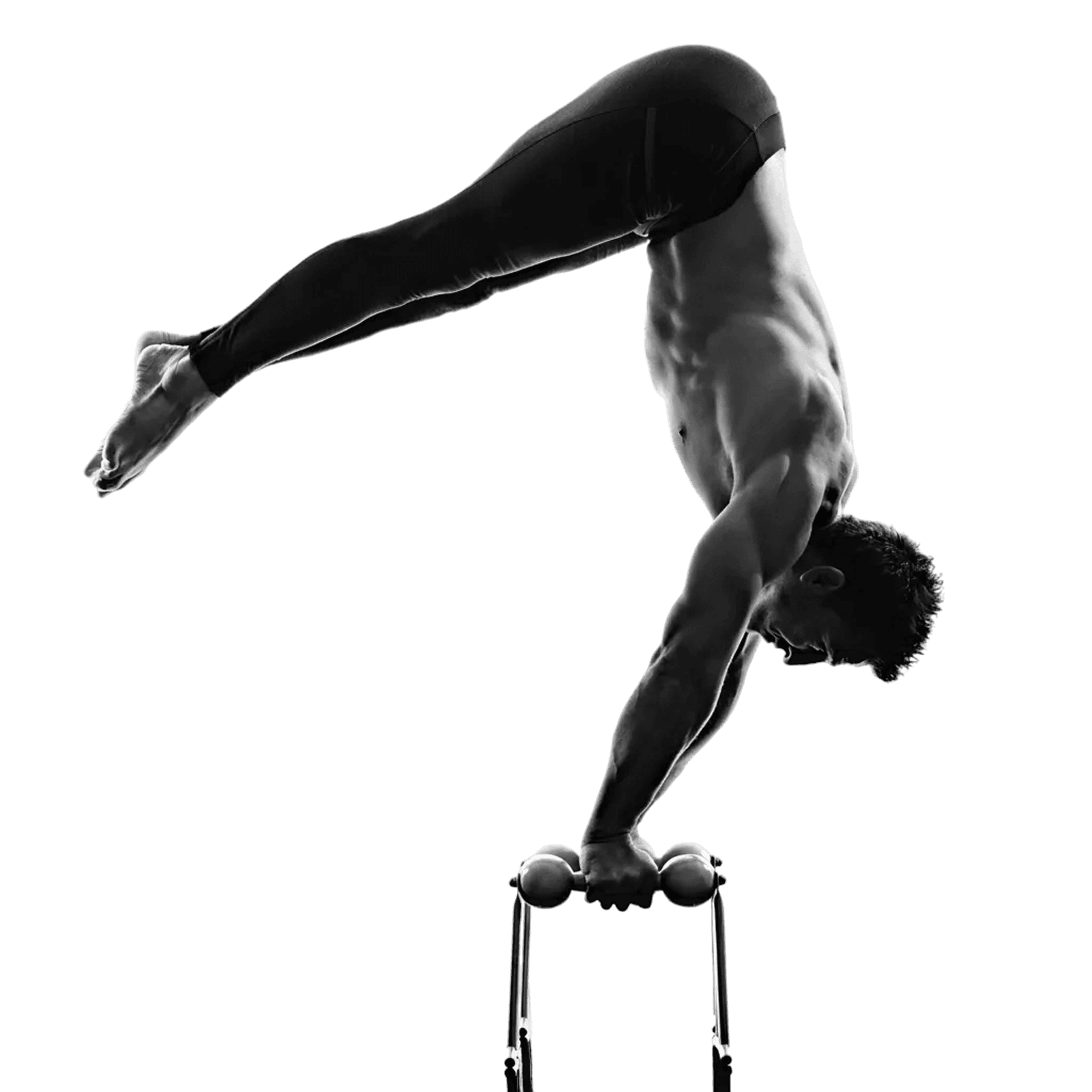 Photo Mihai Niculescu sur machine de Pilates sur mat - Studio de Pilates Hardi