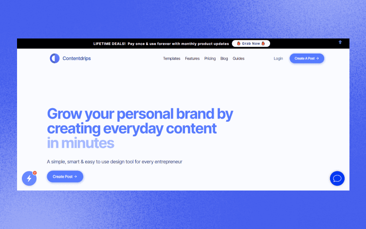 Contentdrips homepage