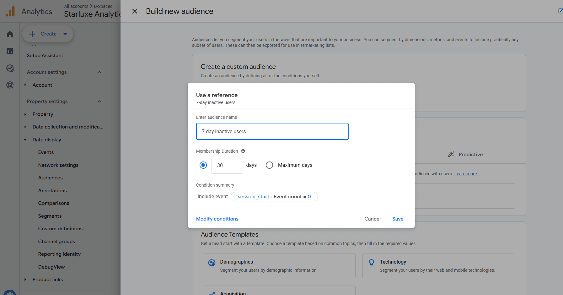 GA4 Disengaged Purchasers Template