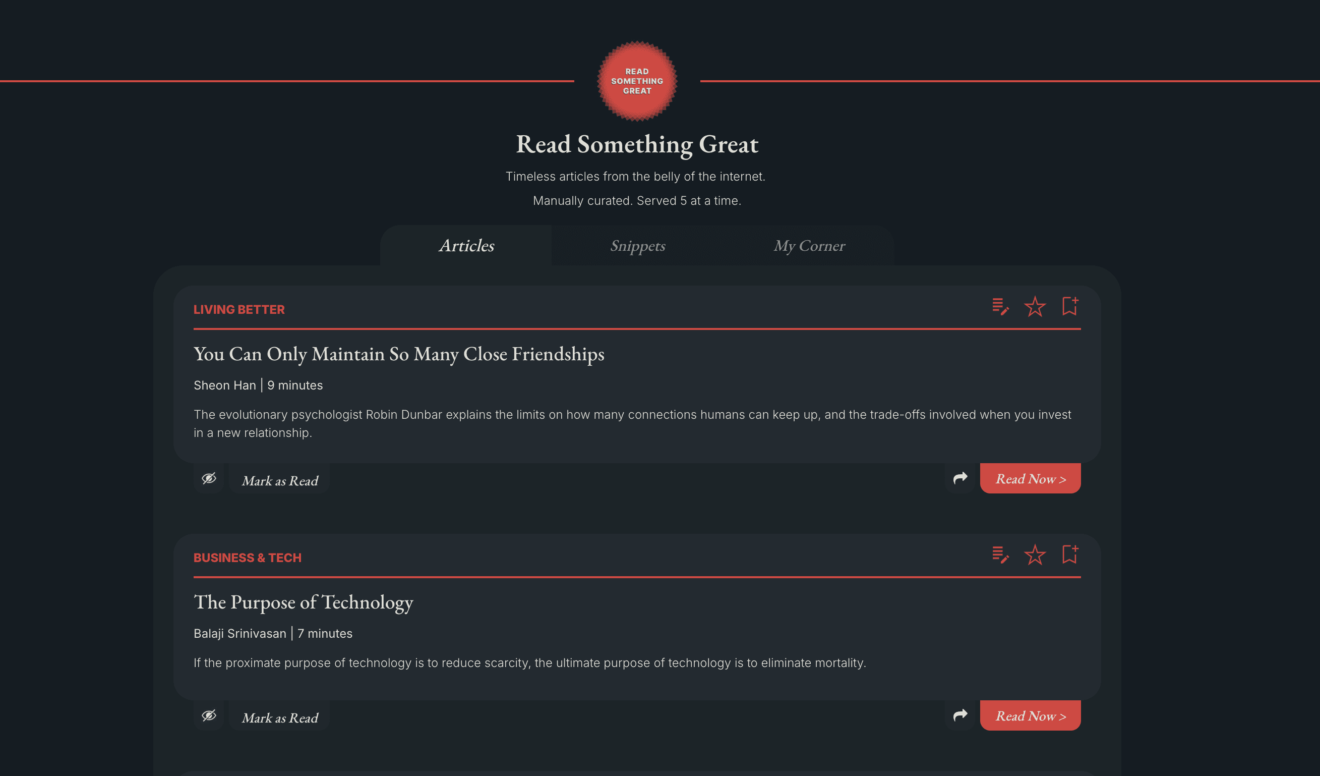 Read Something Great