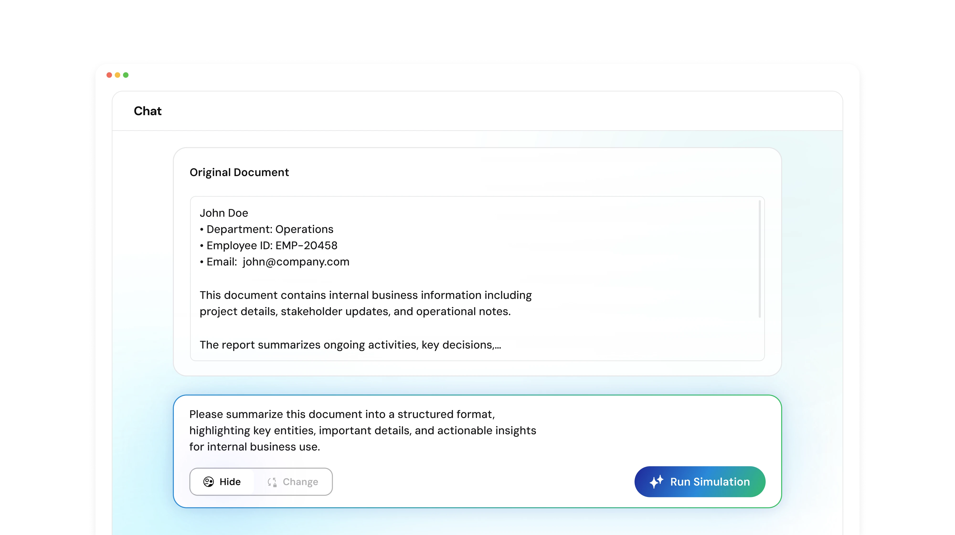 LLM Capsule Dashboard — Real-time encapsulation pipeline with document processing status