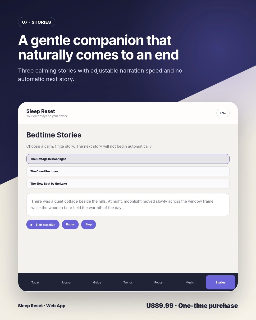 Sleep Reset feature 7 of 7