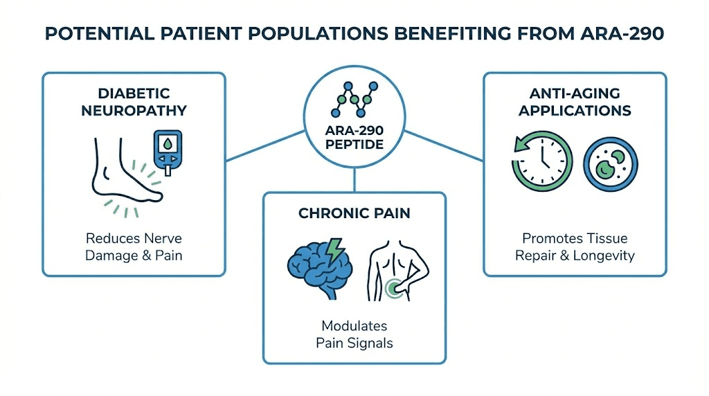 ARA-290 cibinetide patient populations diabetic neuropathy chronic pain aging