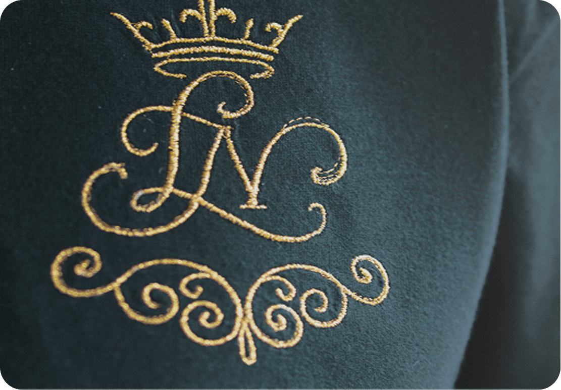 A photo with a black t-shirt with logo of the LN Golden Eco cleaning company.