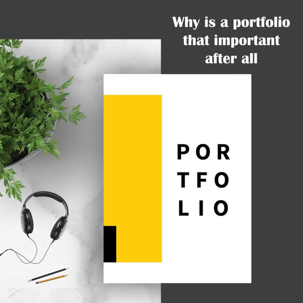 Why is a portfolio that important after all