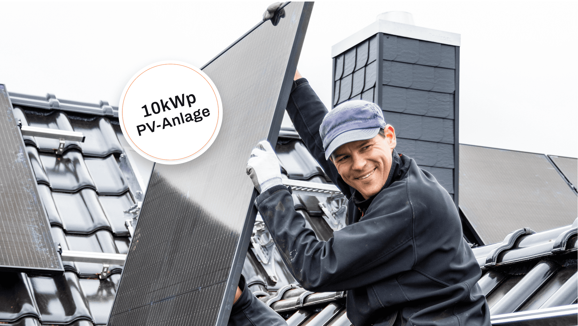 Photovoltaik Komplettanlage 10 kWp mit Speicher und Montage