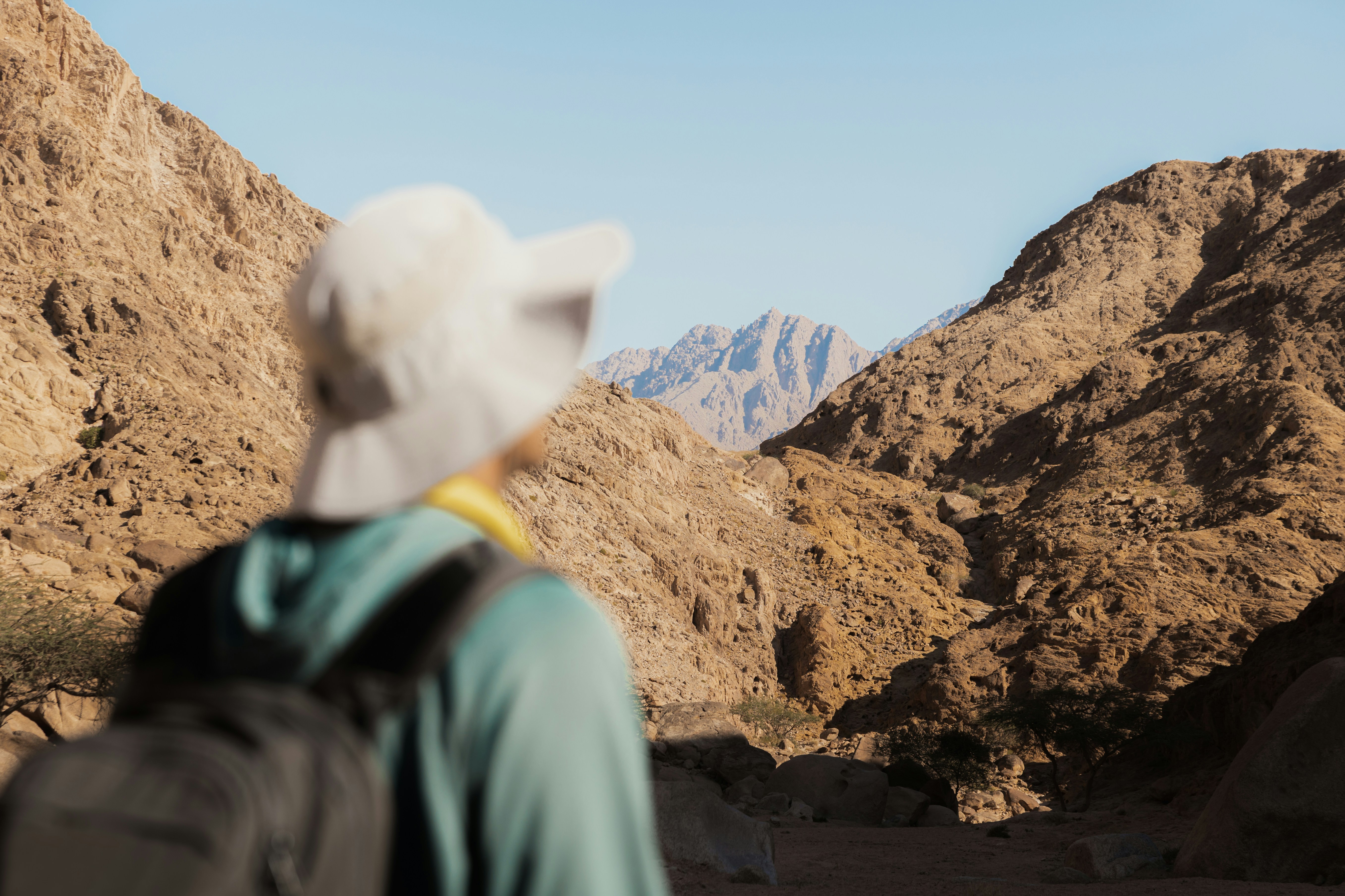 Personne dans les montagnes