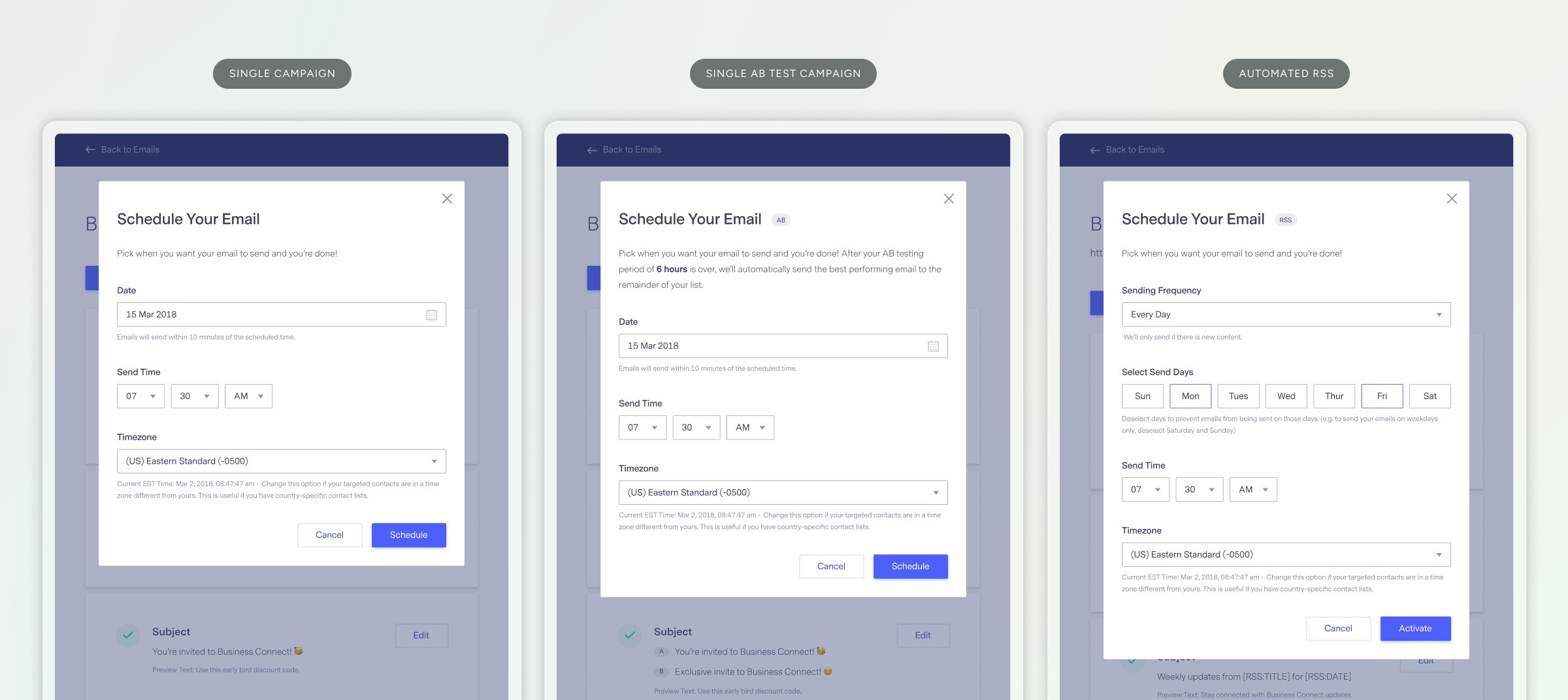 Conditional variations