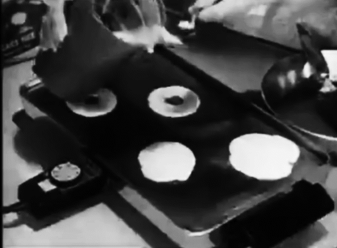 Animated pancake visual