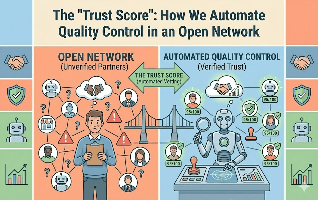 The "Trust Score": How We Automate Quality Control in an Open Network