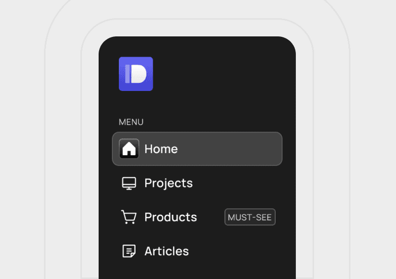Thumbnail of Sidebar component