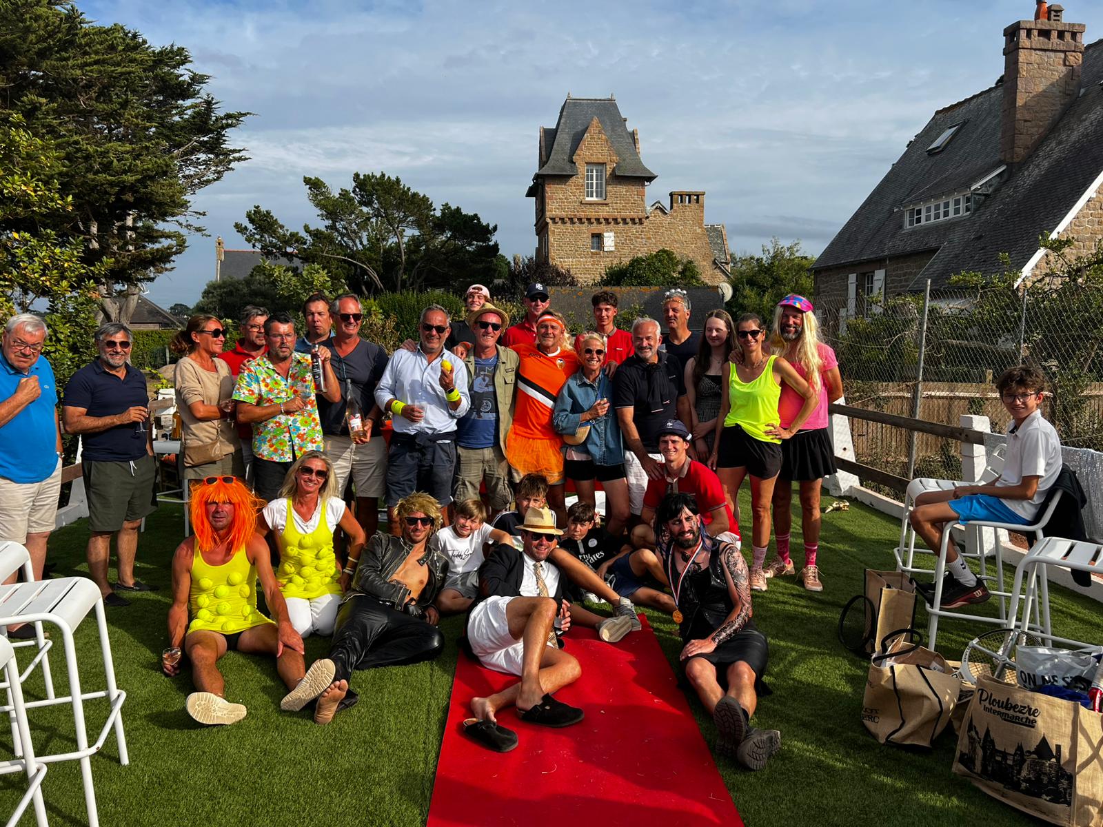 Photo double déguisé Tennis Trébeurden