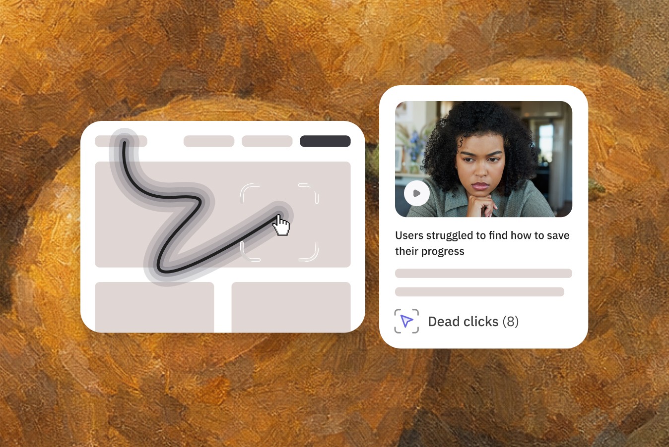 Outset analyzing how users interact with digital interfaces to identify usability challenges and friction points