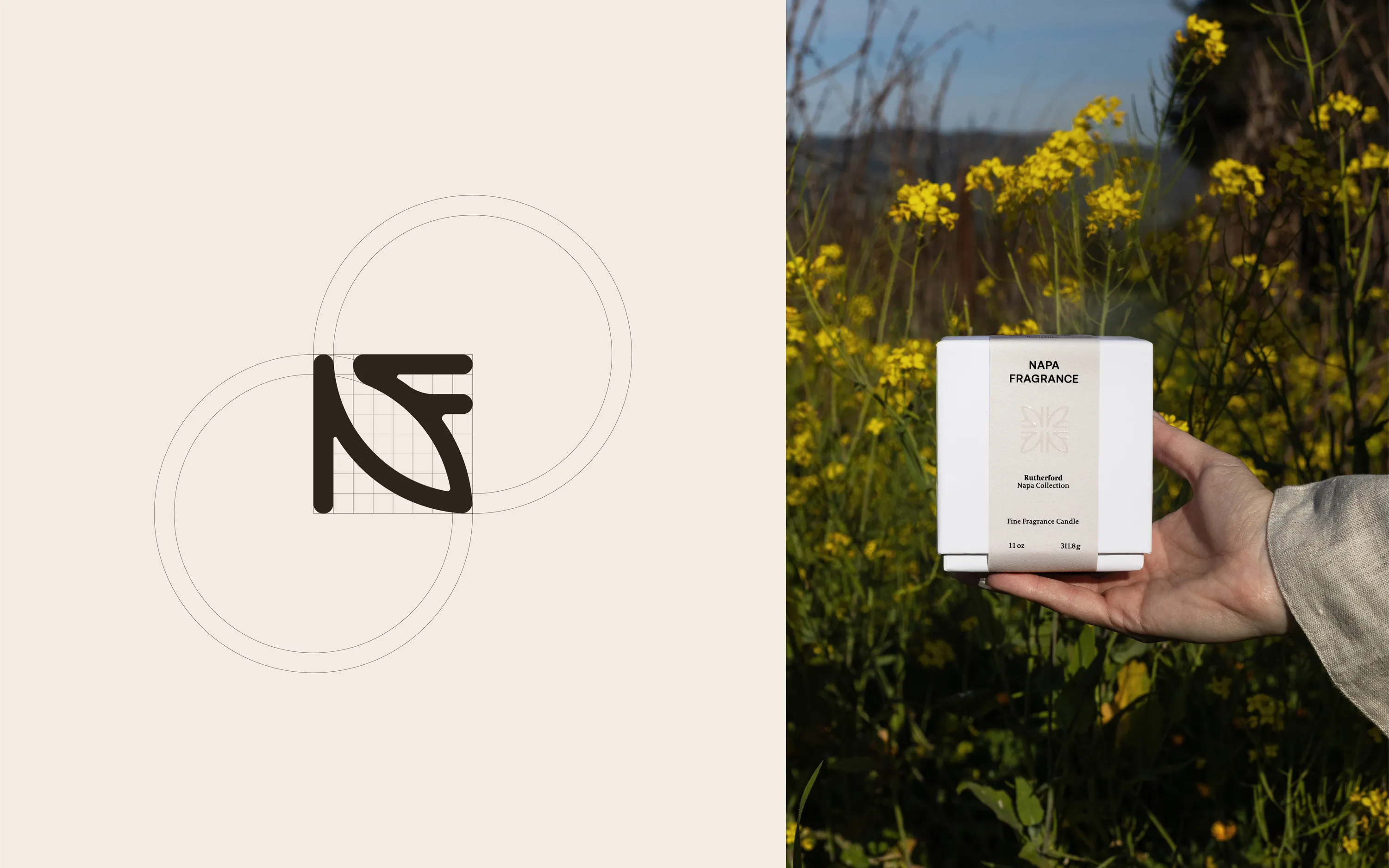 Napa Fragrance Logo Construction