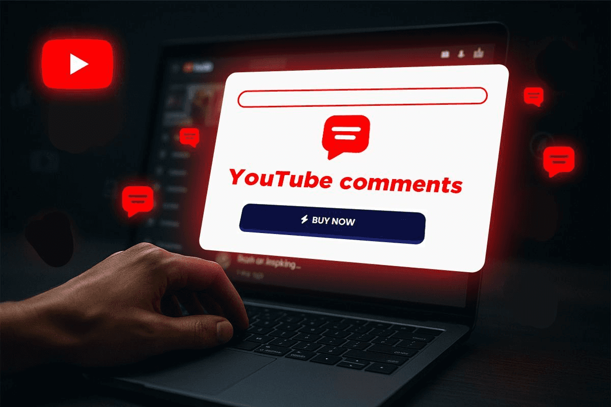 Image shows Offer to buy YouTube comments - Emotional Hooks