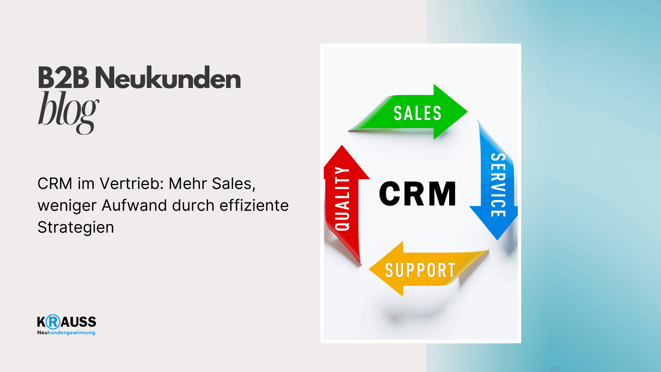 CRM im Vertrieb: Mehr Sales, weniger Aufwand durch effiziente Strategien