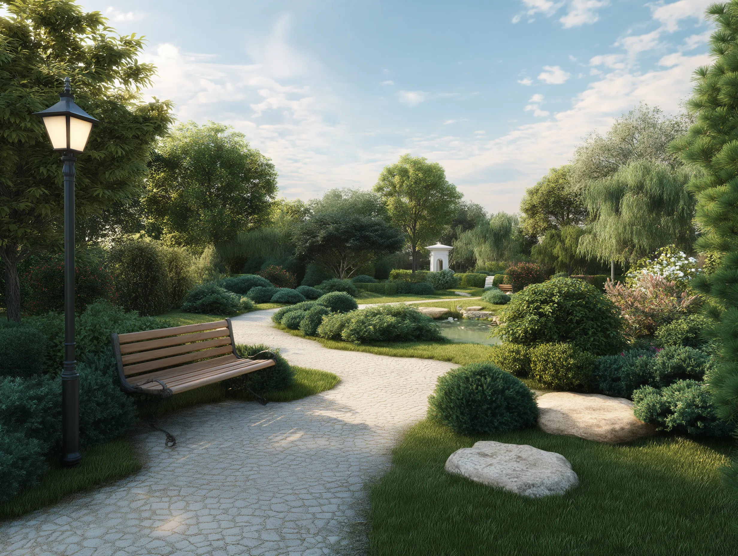 green tree near white wooden house during daytime