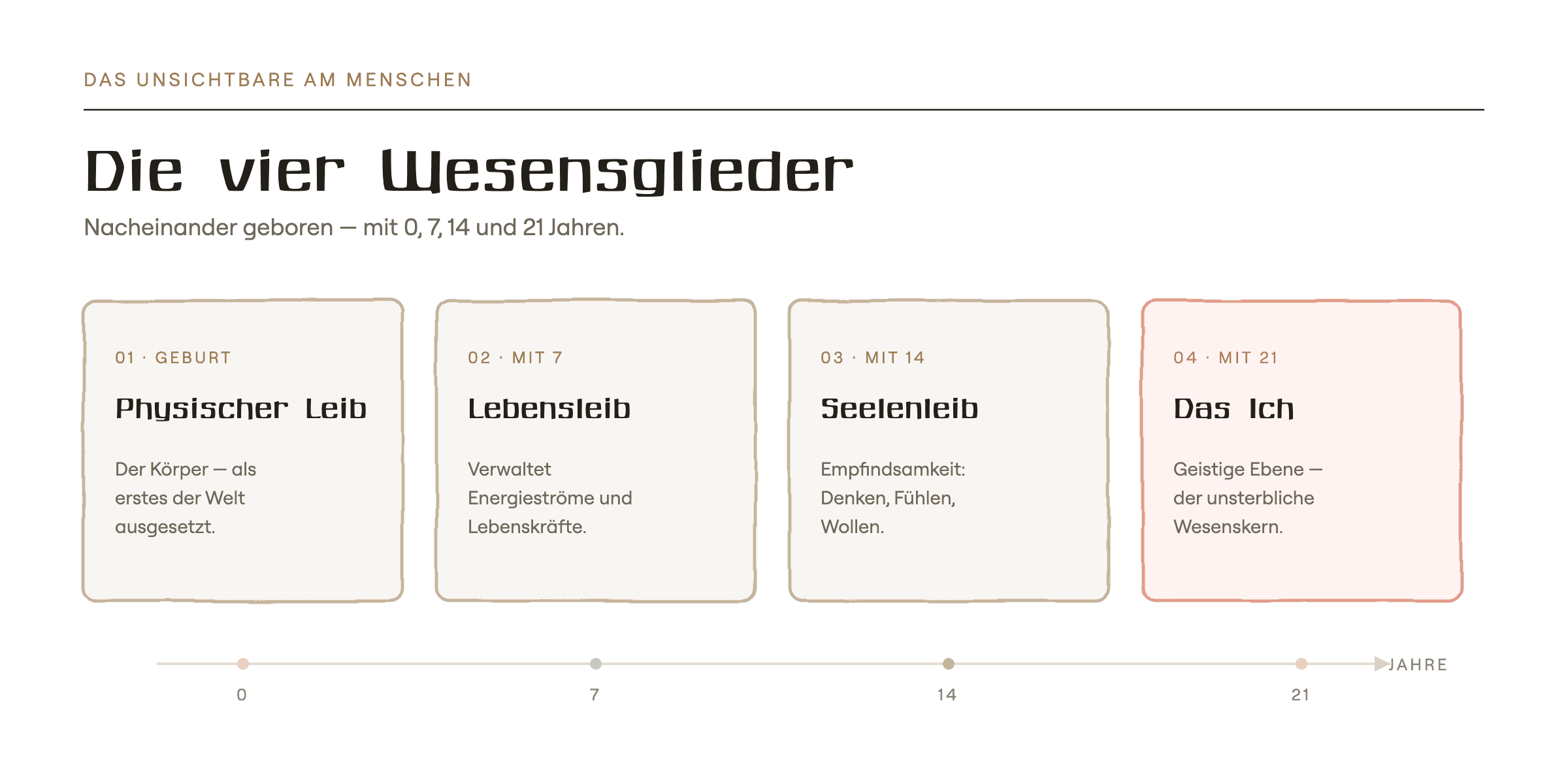 Die vier Wesensglieder
