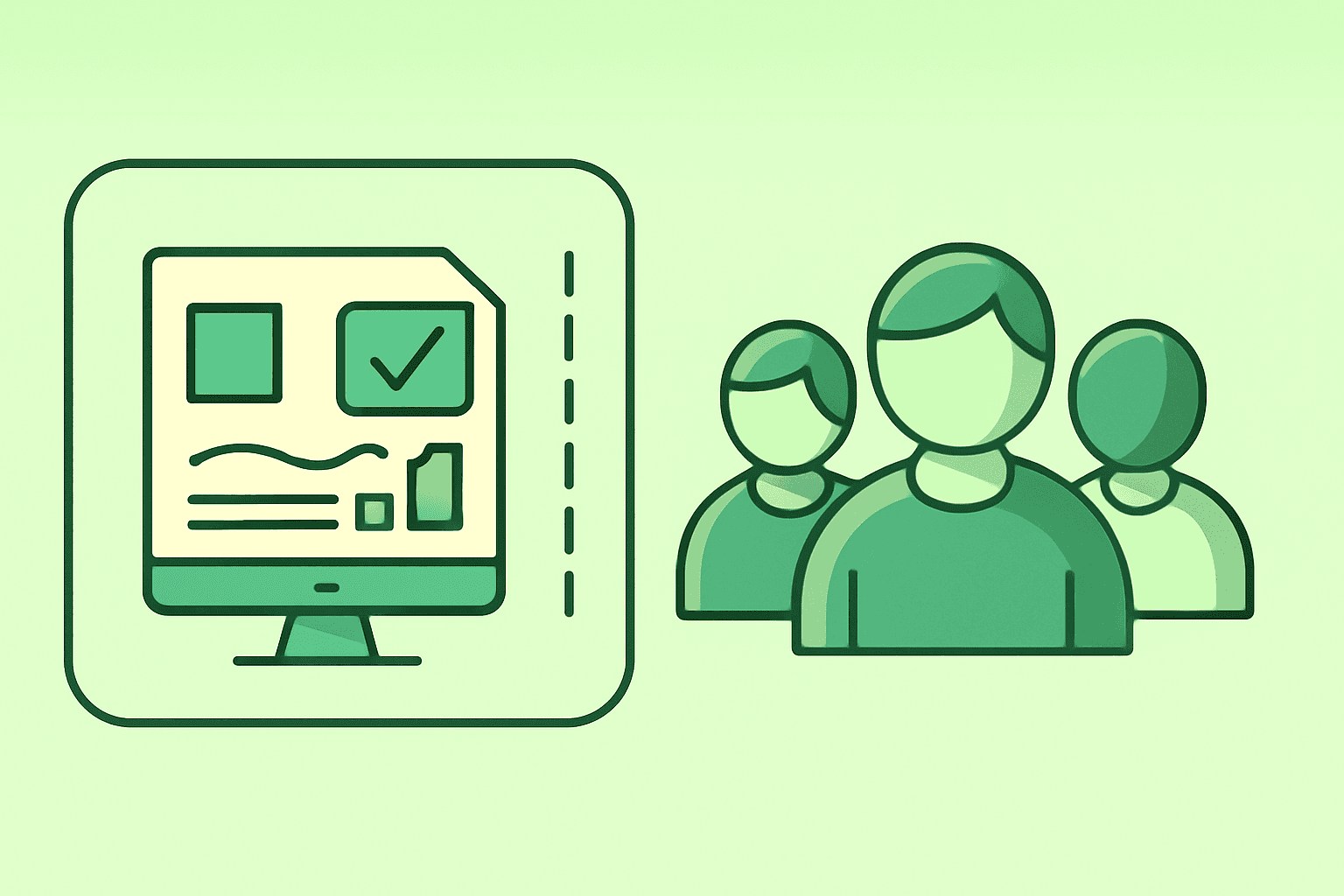 Icon representing accounting dashboard and founder-focused team support for startups