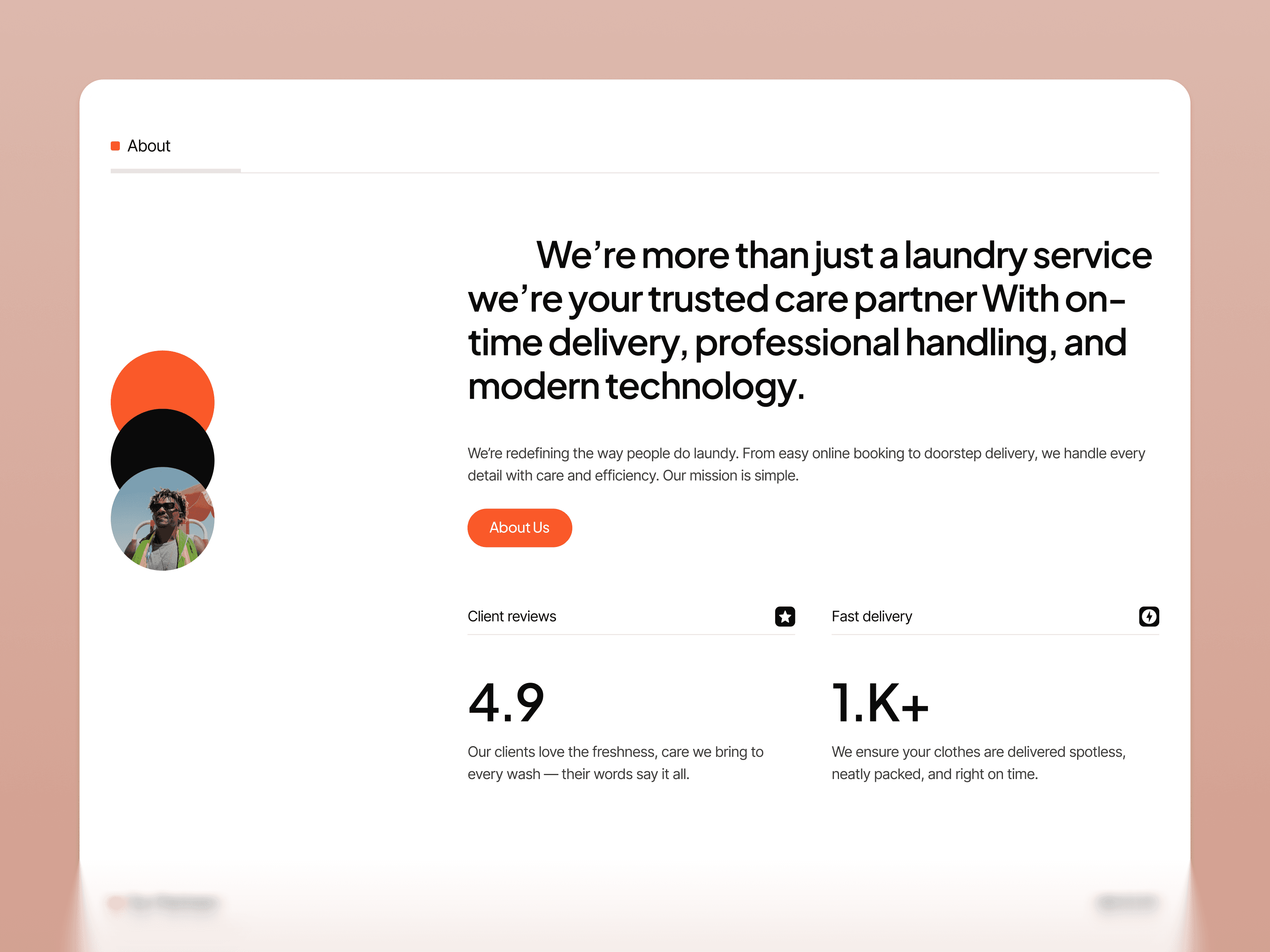 webflow cloth wash services template