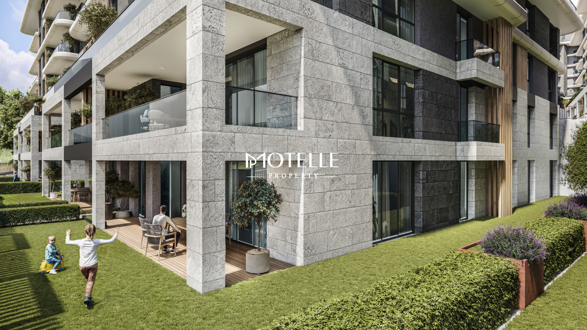 Luxury bedroom interior in Etiler Istanbul boutique residence